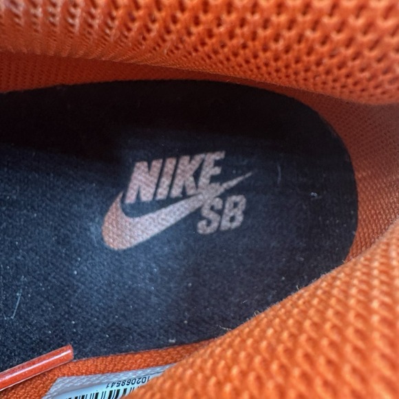 Nike Blazer SB CS Brian Anderson 2010 Mens Size 8.5 Y2K Black Orange Skate Shoes - Picture 9 of 10